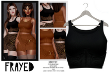 Frayed - Honey Tops - Light Black