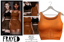 Frayed - Honey Tops - Orange