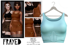 Frayed - Honey Tops - Mint