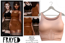 Frayed - Honey Tops - Nude