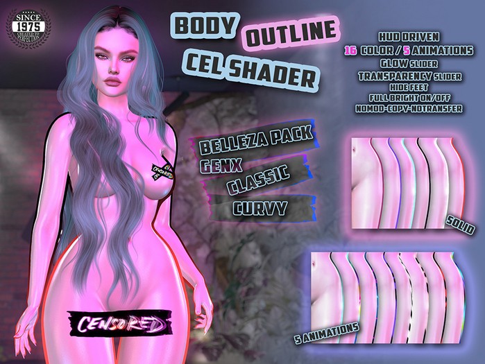 [Since1975] Body OutLine / Light - GenX Pack
