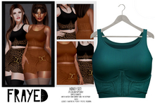 Frayed - Honey Tops - Teal