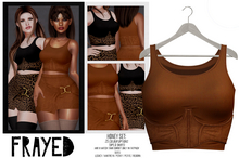Frayed - Honey Tops - Tan