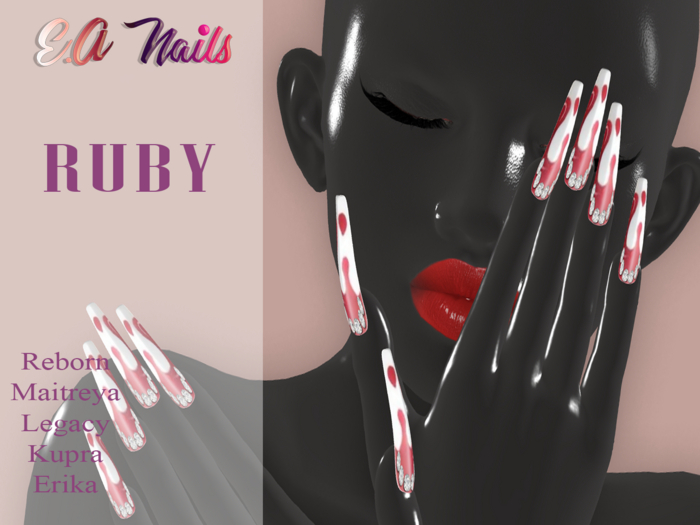 E.A NAILS RUBY 