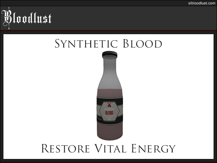 Second Life Marketplace [Bloodlust] Synthetic Blood