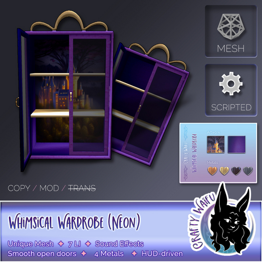 Whimsical Wardrobe - Neon / Castle by Crafty Waifu