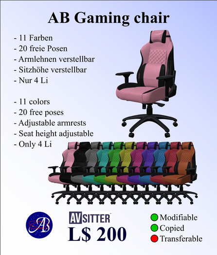 AB Gaming chair