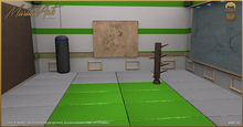 Martial Arts Backdrop GREEN - The Bearded Guy