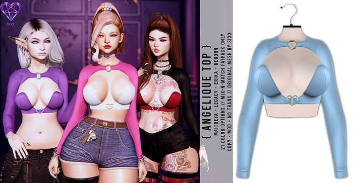 - sixx - Angelique - Baby Blue