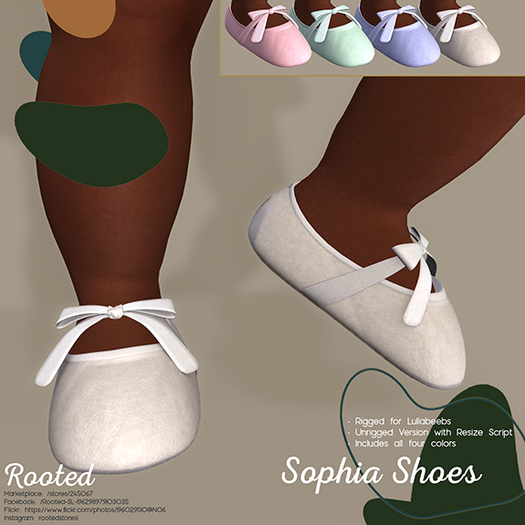 Second Life Marketplace Rooted Sophia Shoes