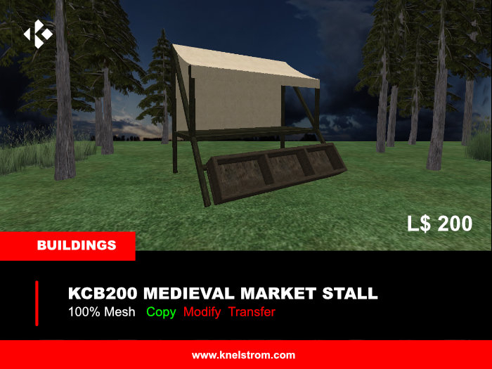 KCB200 Medieval Market Stall Crate