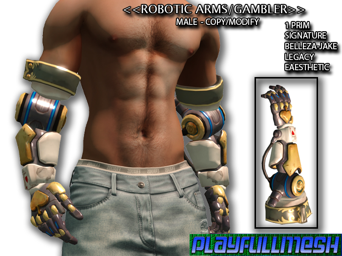 **ROBOT ARMS - GAMBLER**PlayFullMesh