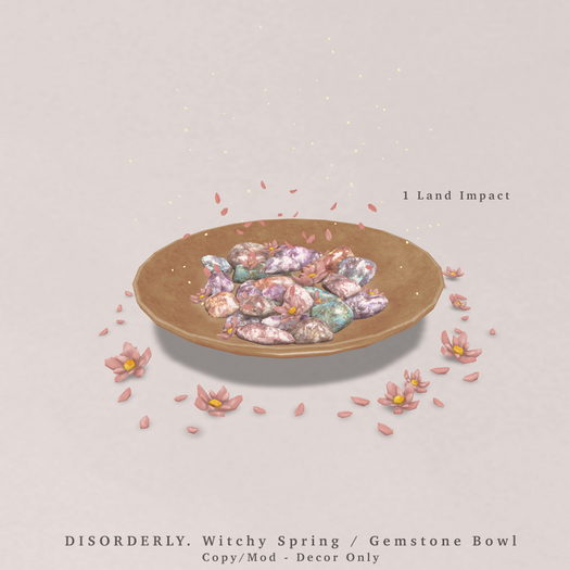 DISORDERLY. / Witchy Spring / Gemstone Bowl