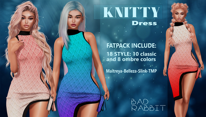 .:Bad Rabbit:. Knitty Dress FATPACK