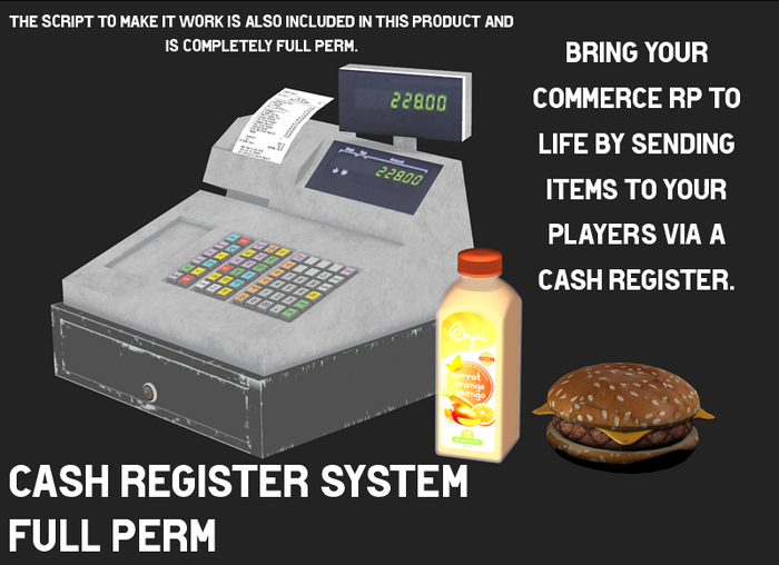 {Anne} Cash Register System (FULL PERM ROLEPLAY ITEM)