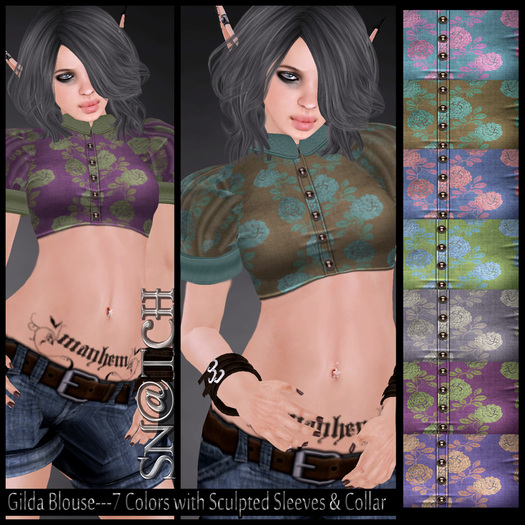 :::Sn@tch Gilda Blouse:::