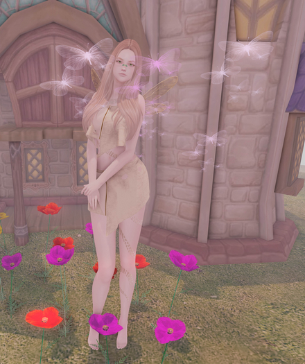 Pink Butterflies Particles Aura
