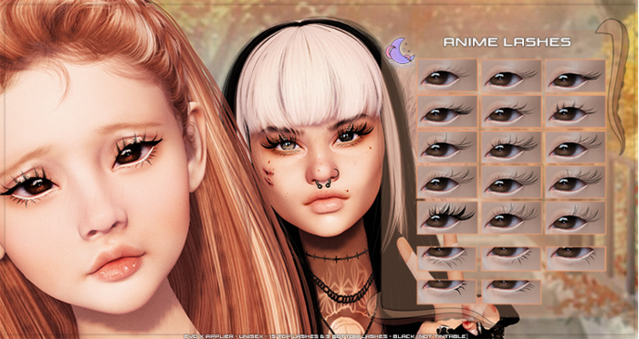 moonwaii . anime lashes (evox applier)