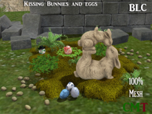 BLC Kissing Bunnies and eggs