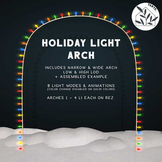 tarte. holiday light arch (multicolor)