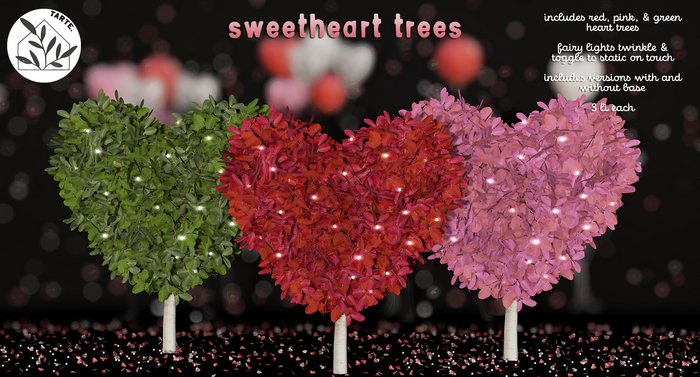 tarte. sweetheart trees