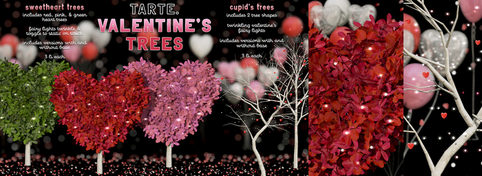 tarte. valentine's trees - FULL SET