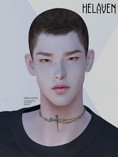 [Helaven) Jesus Necklace