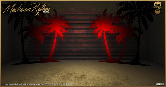 Mechanic Rythm Backdrop - The Bearded Guy