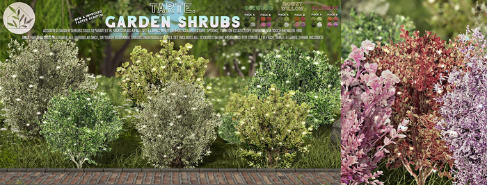 tarte. garden shrubs - FULL SET