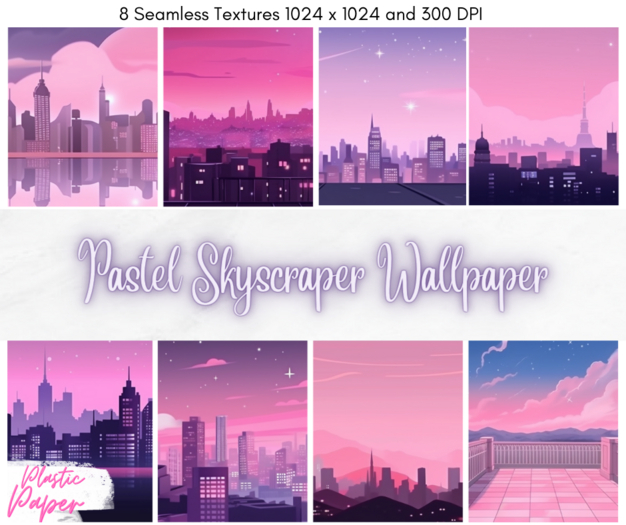 Pastel Skyscraper Wallpapers FULL PERMS