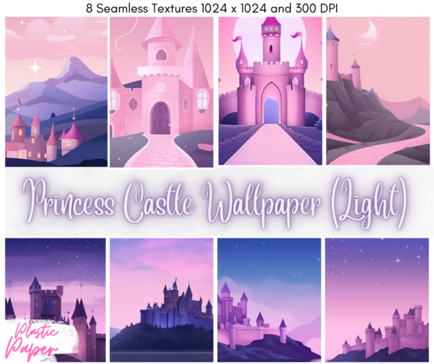 Princess Castle Wallpapers - Light FULL PERMS