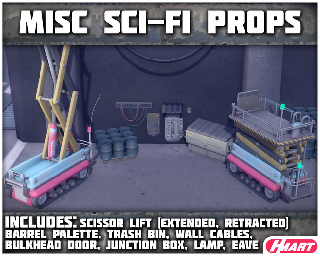 [HMART] Misc. Sci-Fi Props