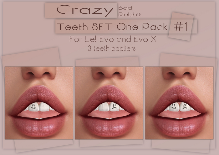 .:Bad Rabbit:. Crazy teeth SET One Pack #1