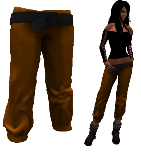 @MA@ Pant Combo Brown