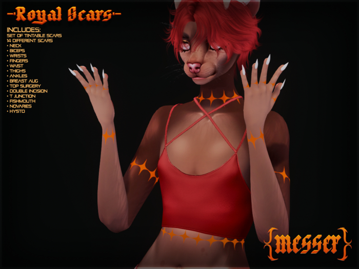 M! Royal Scars :{Tintable}: