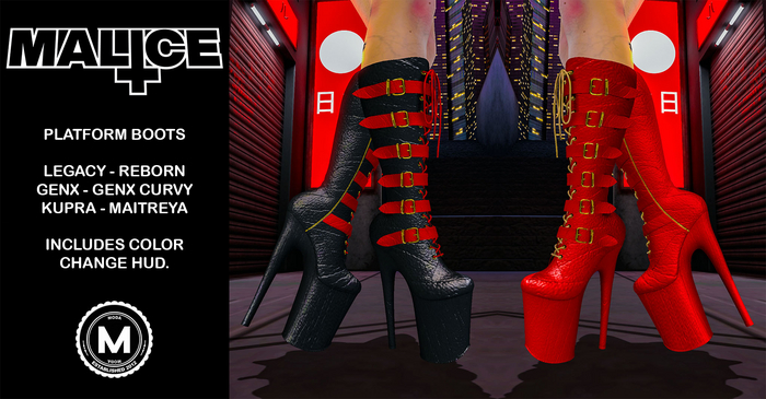 [MODA] MALICE BOOTS & HUD