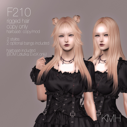 KMH - Hair F210 Natural pack(add)