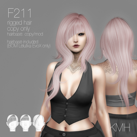 KMH - Hair F211 Colorful pack(add)