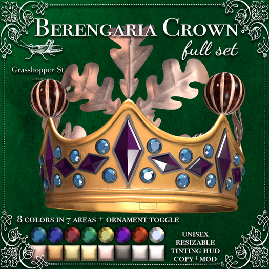 Grasshopper St Berengaria Crown Full Set