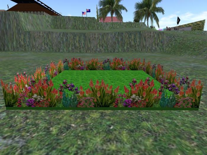 Bunny Pen with flowers 3