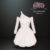 POISON ROUGE Helga Dress White
