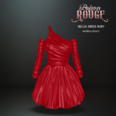 POISON ROUGE Helga Dress Ruby