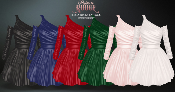 POISON ROUGE Helga Dress FATPACK 