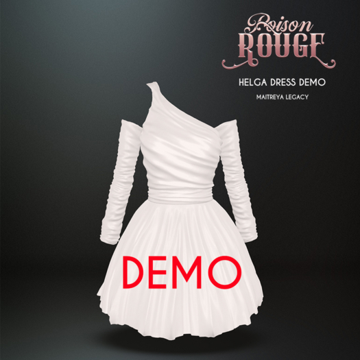 POISON ROUGE Helga Dress DEMO