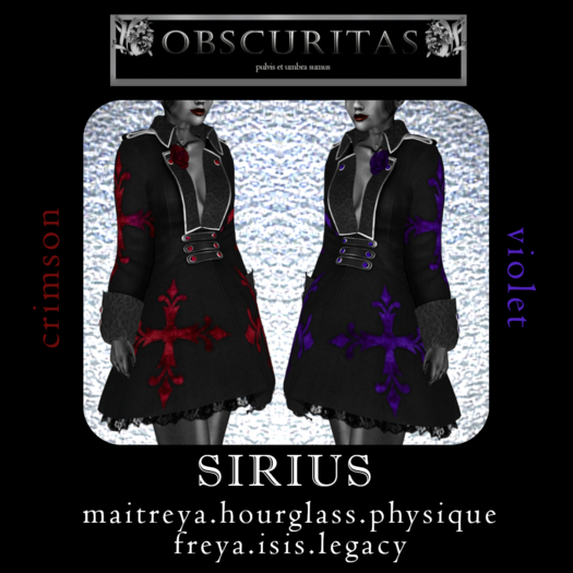 OBSCURITAS Sirius Coat DEMO