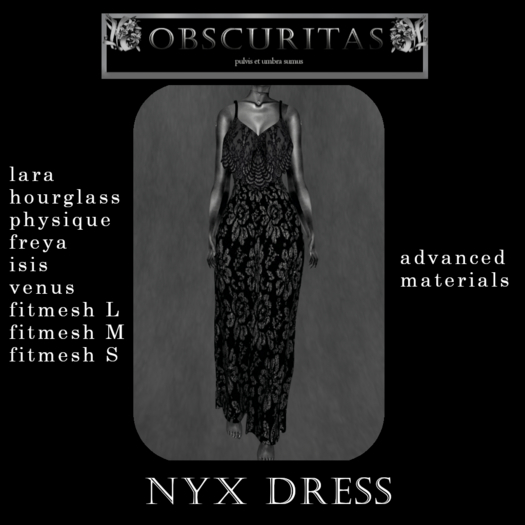 OBSCURITAS NYX DRESS 