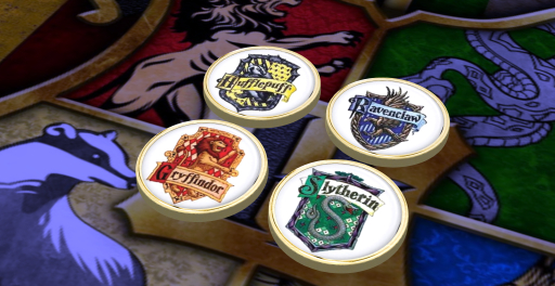 {S} Magic School - House Badges.
