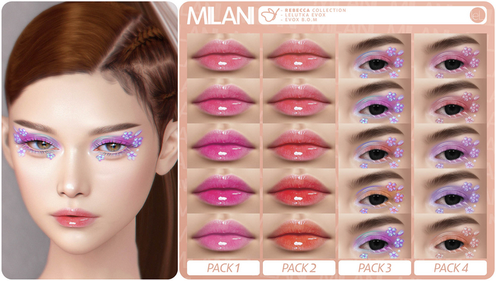 MILANI Cosmetics "Rebecca" Collection (PACK 3)