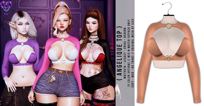 - sixx - Angelique - Peach