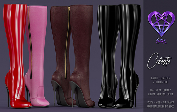 - sixx - Celeste Boots - {Fatpack}